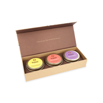 Geurkaars smudge SET van 3 Organic Goodness thumb