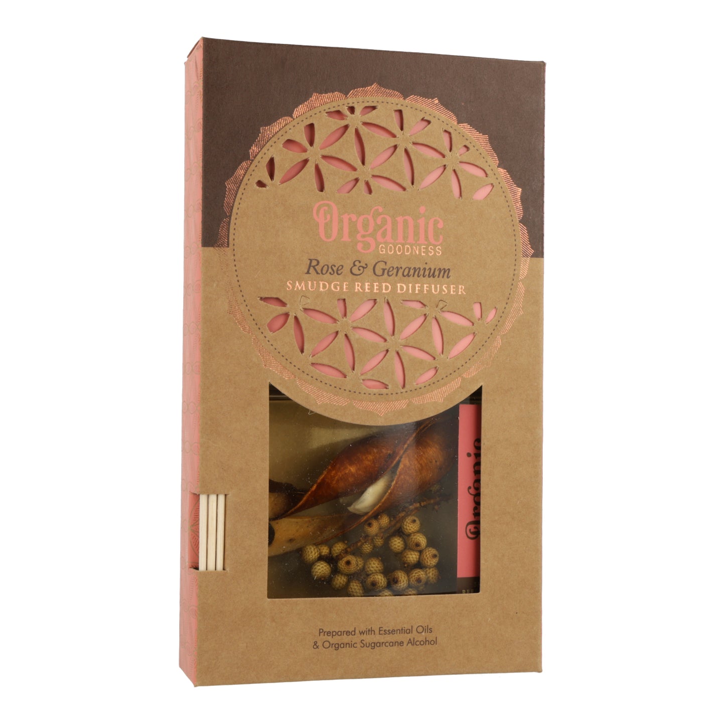 Geurstokjes Organic Goodness Roos & Geranium