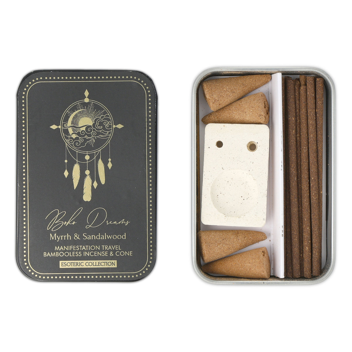 Comprar Incienso Esoteric Collection Boho Dreams &amp; quemador en cajita deslizante de hojalata
