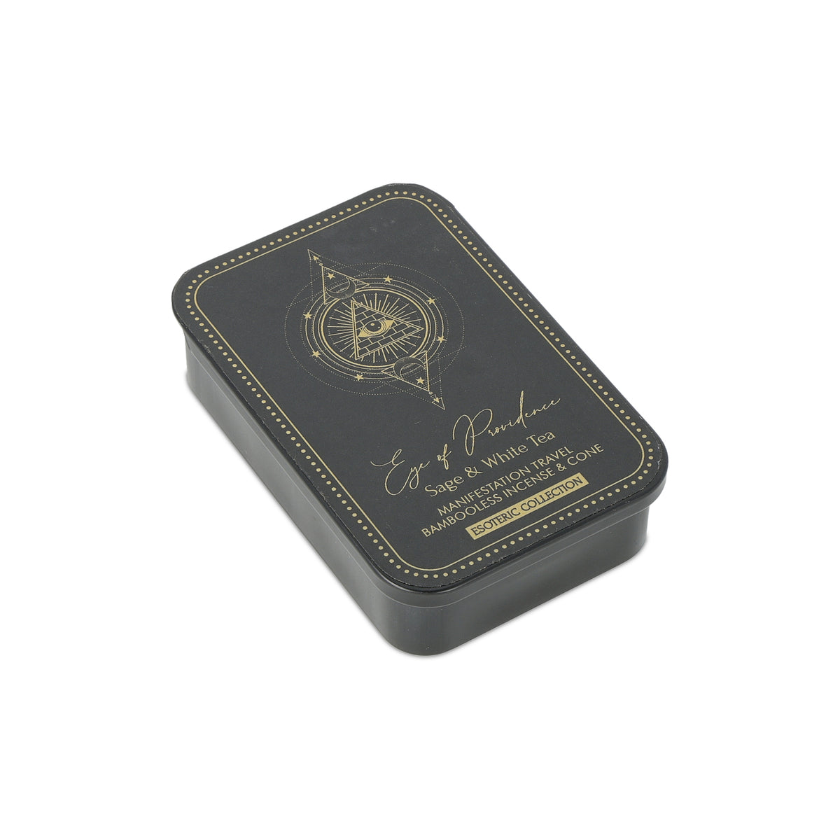 Räucherwerk Esoteric Collection Eye of Providence & Halter in Schiebedose aus Blech