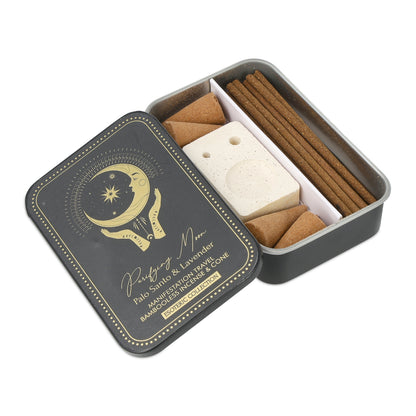 Incienso Esoteric Collection Purifying Moon &amp; quemador en cajita deslizante de hojalata al por mayor thumb