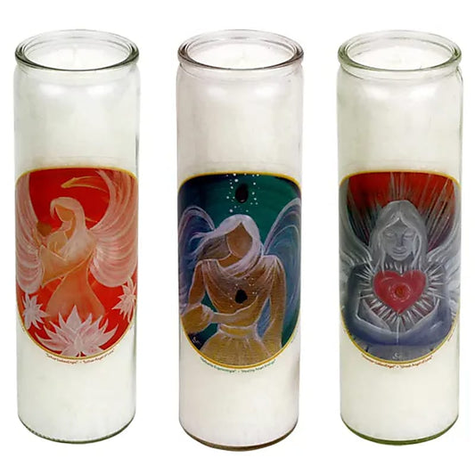 Velas Angeles perfumadas x3