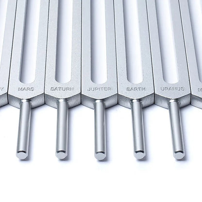 Stimmgabel-Set Cosmic Octave ungewichtet Silber thumb