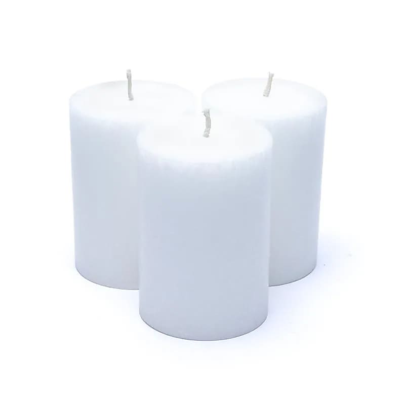 Velas de estearina sostenible 3 x PURNESS