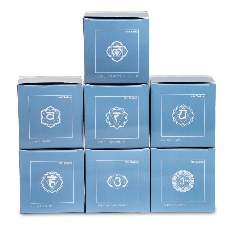Set mit 7 duftenden Votiv-Erzengelkerzen kaufen