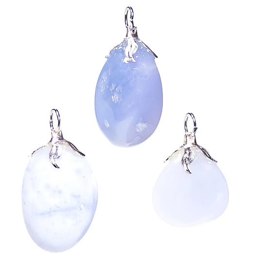 Chalcedoon edelsteenhanger