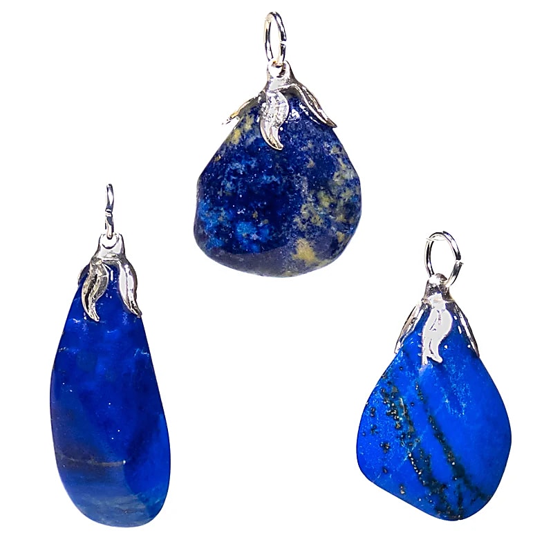 Gemstone pendant lapis lazuli