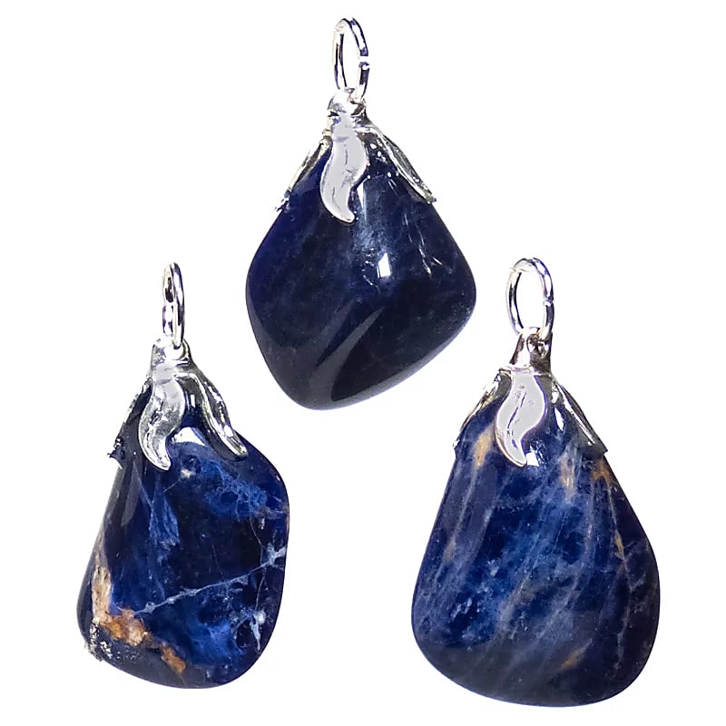 Pendentif pierre gemme Sodalite
