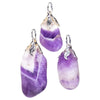 Amethistkwarts edelsteenhanger