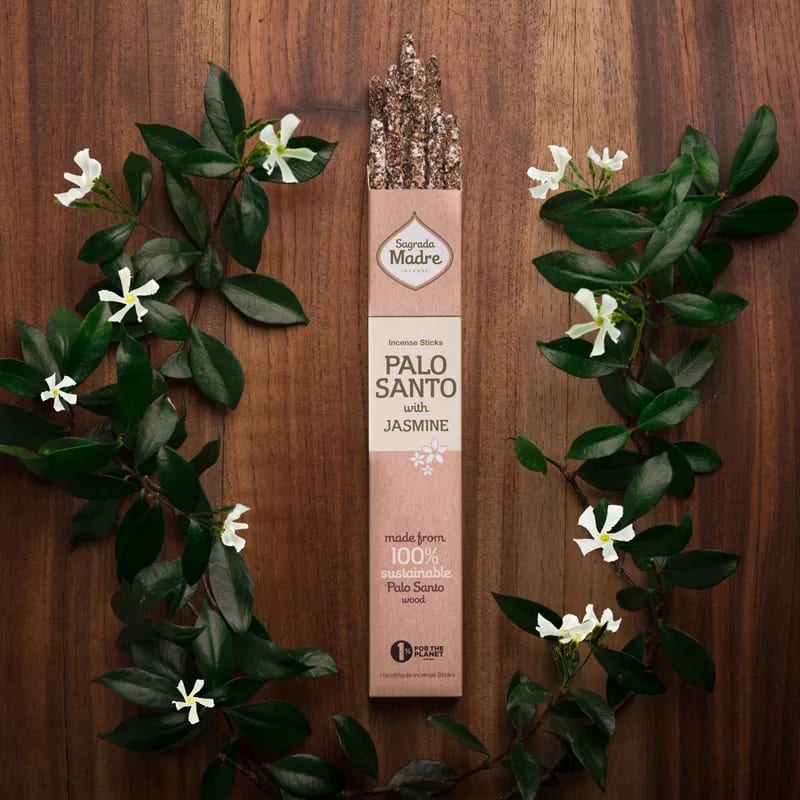 Sagrada Madre Palo Santo incense with Jasmine