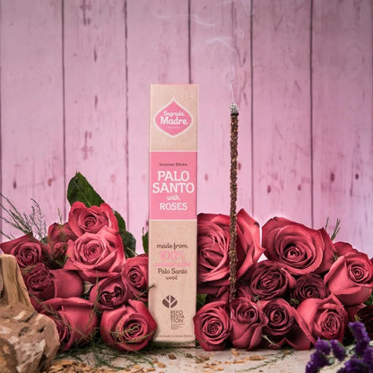 Sagrada Madre Palo Santo incense with Rose wholesale thumb