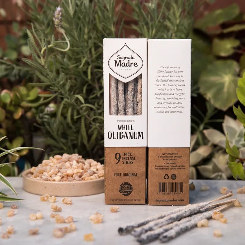 Sagrada Madre Herbal Räucherwerk Weißes Olibanum