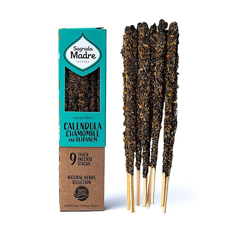 Sagrada Madre Herbal Räucherwerk Kamille, Calendula & Olibanum