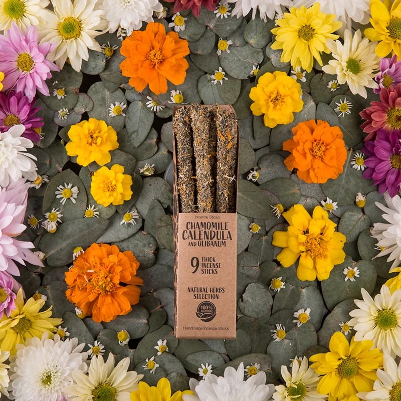 Sagrada Madre Herbal Räucherwerk Kamille, Calendula &amp; Olibanum kaufen