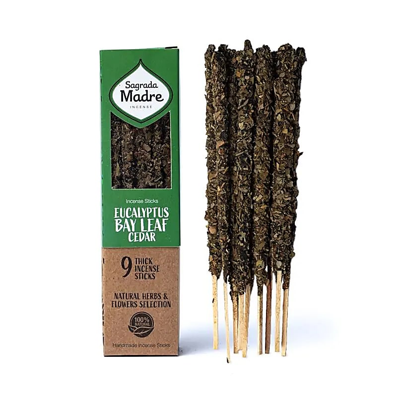 Sagrada Madre incienso de hierbas Eucalipto, Laurel y Cedro