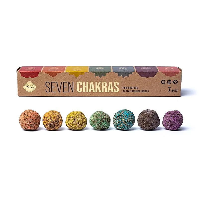 Sagrada Madre Premium 7 chakra Bombitas smudge