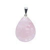 Rozenkwarts edelsteenhanger druppelvorm