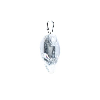 Colgante de cristal de roca en forma de corazón al por mayor thumb