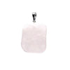 Rozenkwarts edelsteenhanger fantasievorm