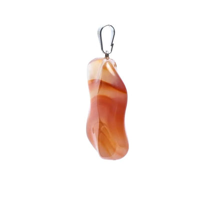 Agate gemstone pendant fantasy shape wholesale thumb