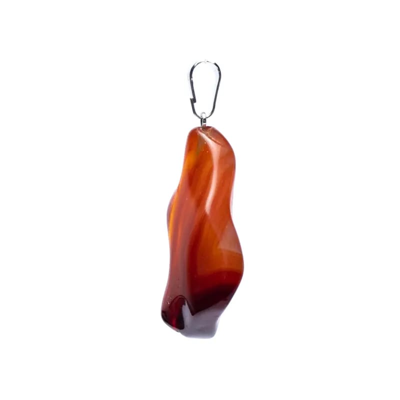 Agate gemstone pendant fantasy shape