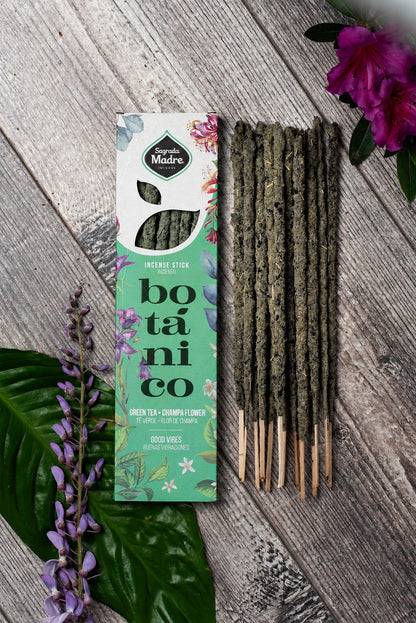Sagrada Madre Botanische wierook Groene Thee &amp; Champa - 7144 all’ingrosso thumb