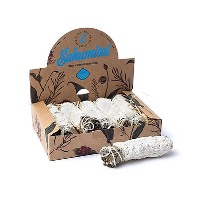 Sagrada Madre Sahumitos smudge White Yagra per 5 in display box thumb