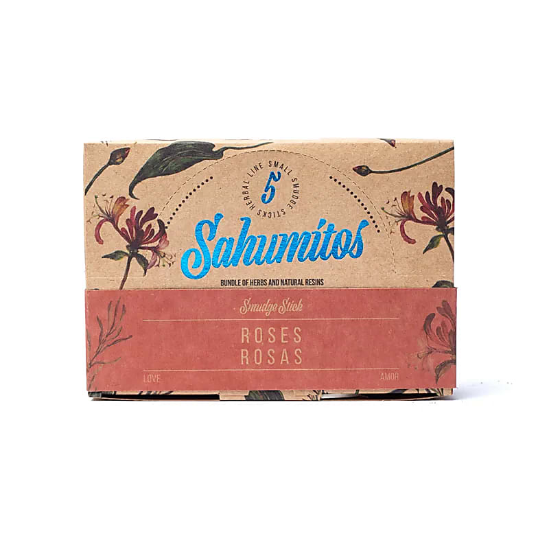 Sagrada Madre Sahumitos smudge Roses per 5 in display box wholesale