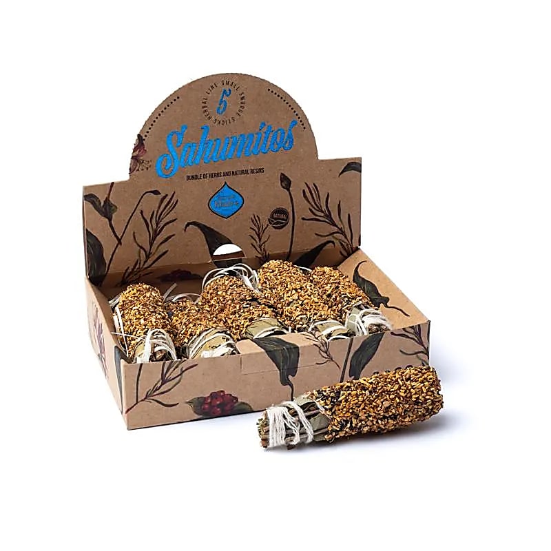 Sagrada Madre Sahumitos Smudge Myrrhe & Palo Santo à 5 Stück in Displaybox