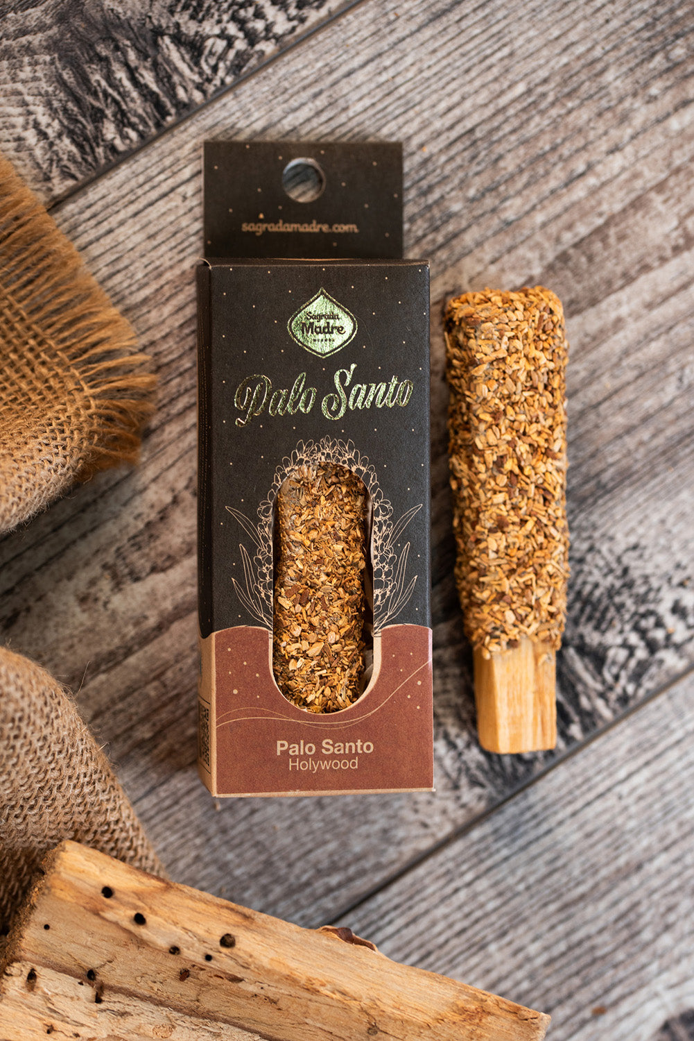 Sagrada Madre Palo Santo stokje met Palo Santo Chips - 7254