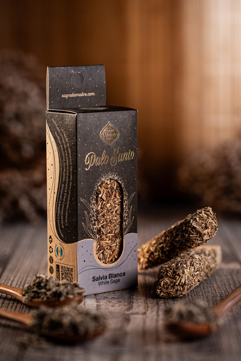 Sagrada Madre Palo Santo stokje met Witte Salie - 7255 all’ingrosso