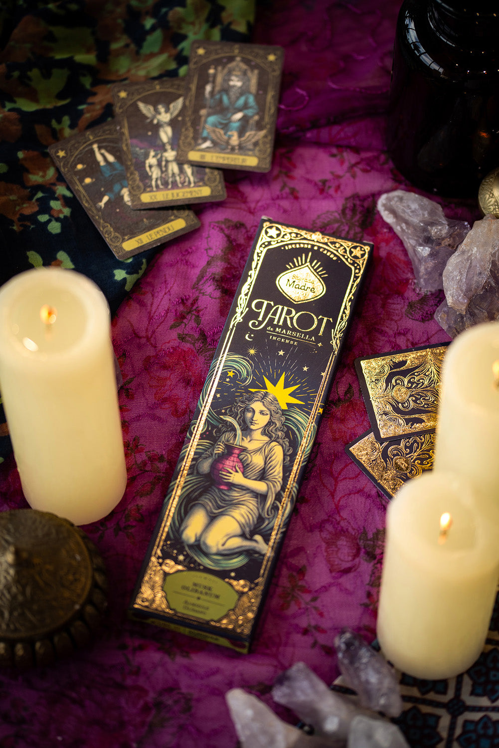 Sagrada Madre Natuurlijke wierook Tarot de Marsella Musk Frankincense - 7275