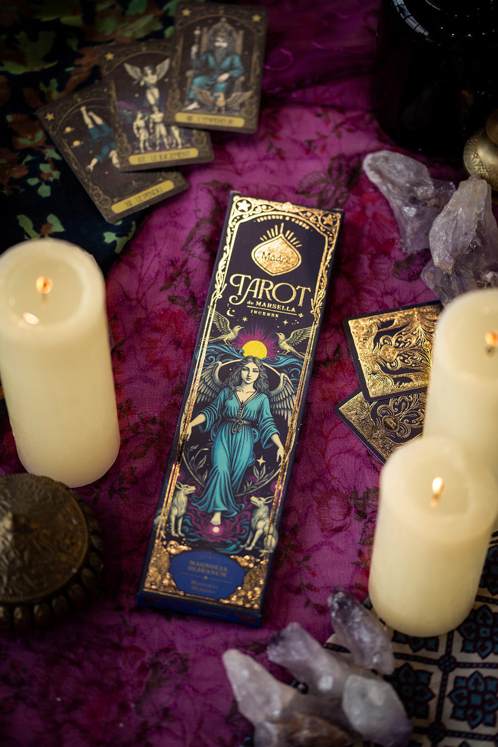 Sagrada Madre Natuurlijke wierook Tarot de Marsella Magnolia Frankincense - 7276