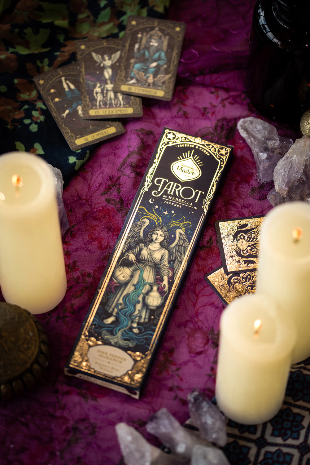 Sagrada Madre Natuurlijke wierook Tarot de Marsella Pink Pepper Frankincense - 7278 groothandel