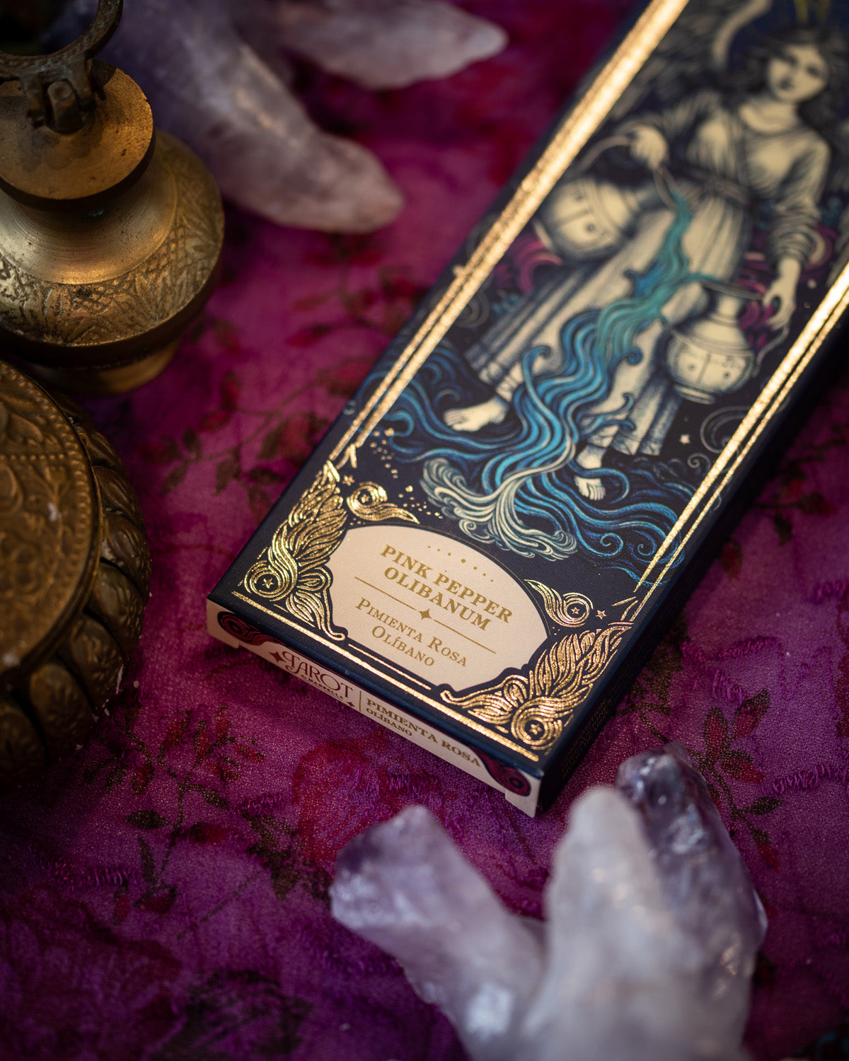 Sagrada Madre Natuurlijke wierook Tarot de Marsella Pink Pepper Frankincense - 7278
