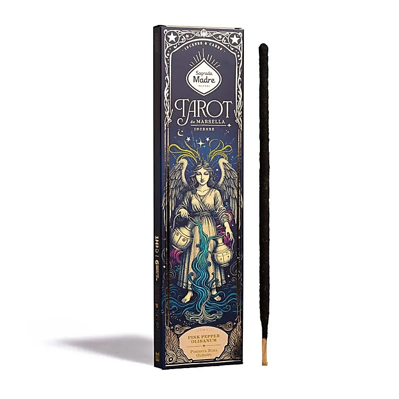Sagrada Madre Encens naturel Tarot de Marseille Poivre rose Frankincense