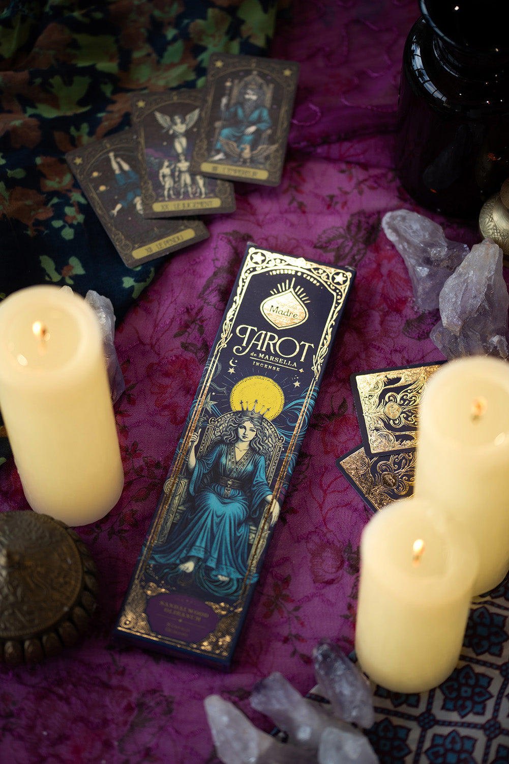 Sagrada Madre Natuurlijke wierook Tarot de Marsella Sandalwood Frankincense - 7279 großhandel