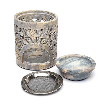 Buy Incense and oil burner light soapstone thumb
