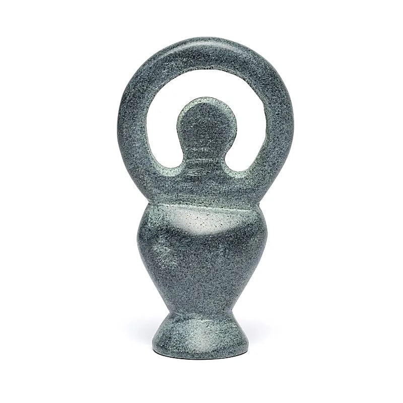 Goddess figurine grey soapstone