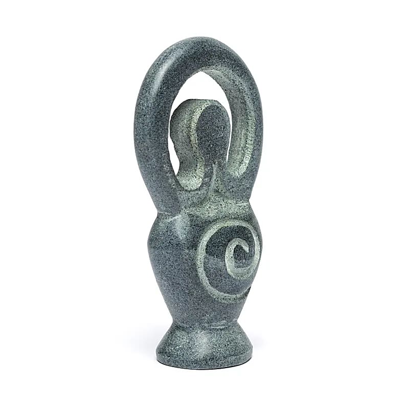 Goddess figurine grey soapstone Soapstone