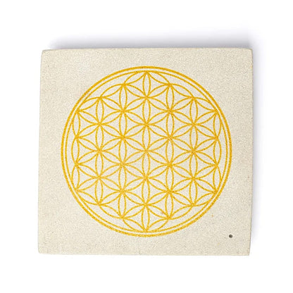 Buy Incense burner Flower of Life sandstone thumb
