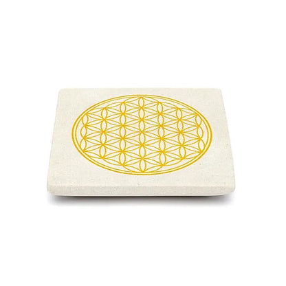 Incense burner Flower of Life sandstone thumb