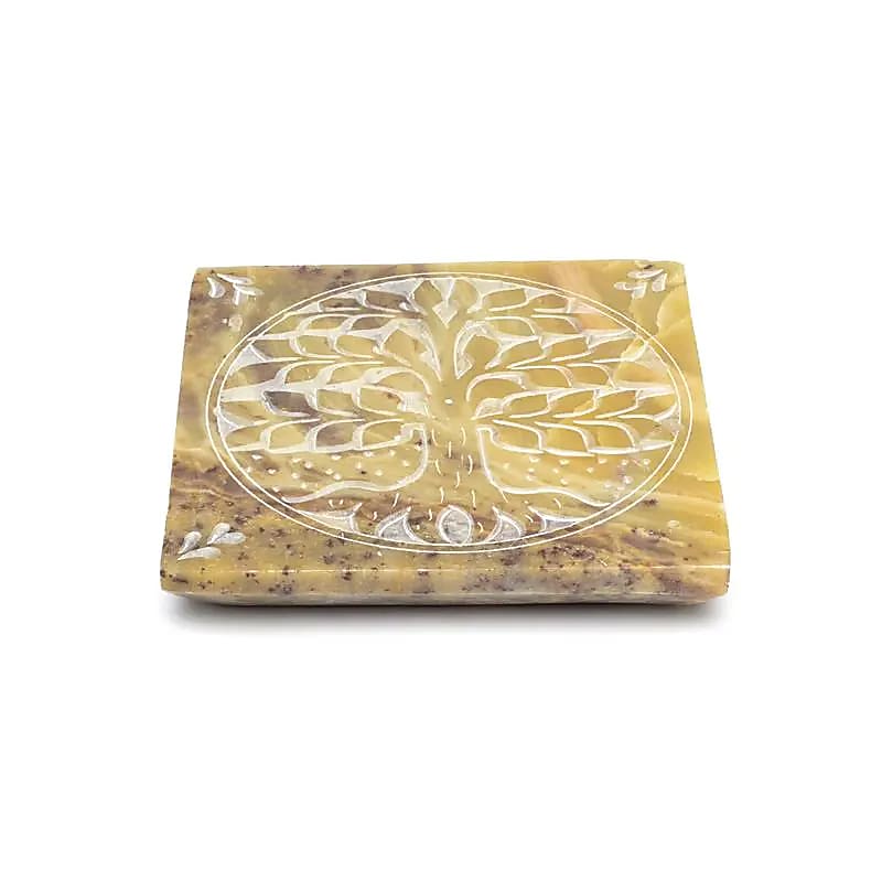 Incense burner Tree of Life soapstone