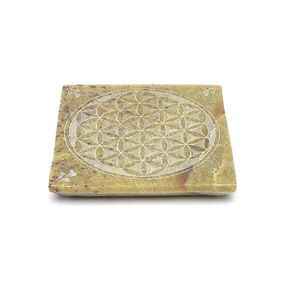 Buy Incense burner Flower of Life soapstone thumb