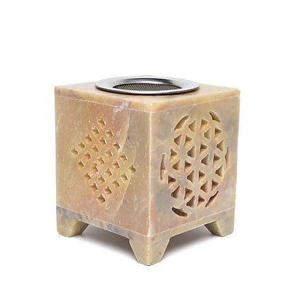 Brucia incenso ed essenze Fiore della vita steatite all’ingrosso thumb