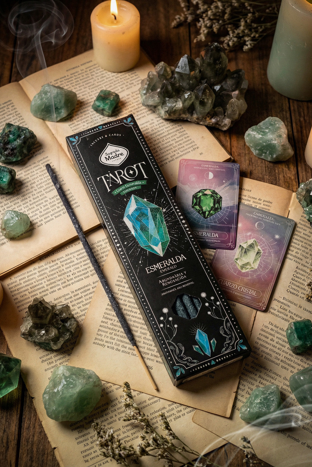 Sagrada Madre Tarot Gems wierook Smaragd - 7312