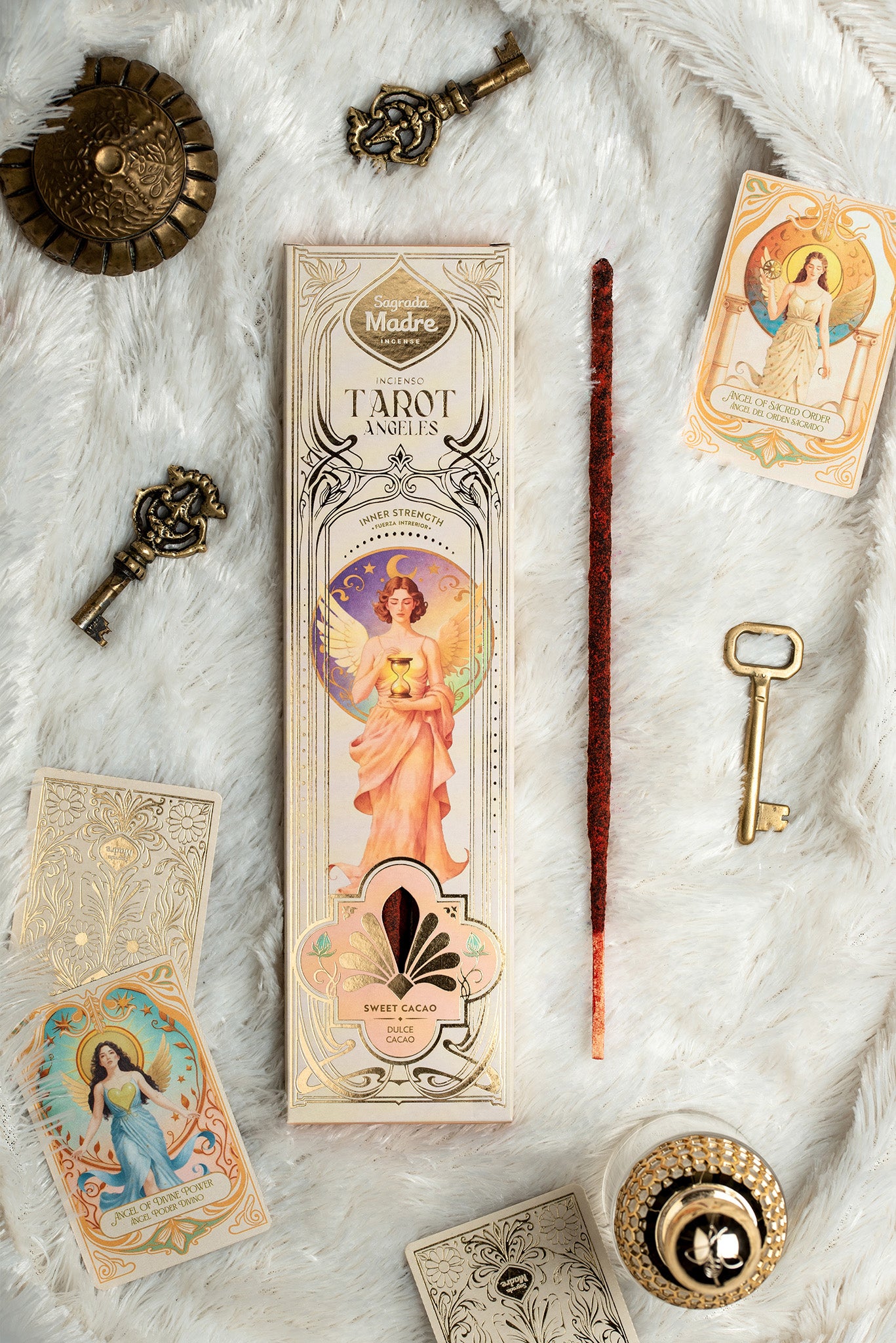 Sagrada Madre Tarot Angels Räucherwerk Innere Stärke