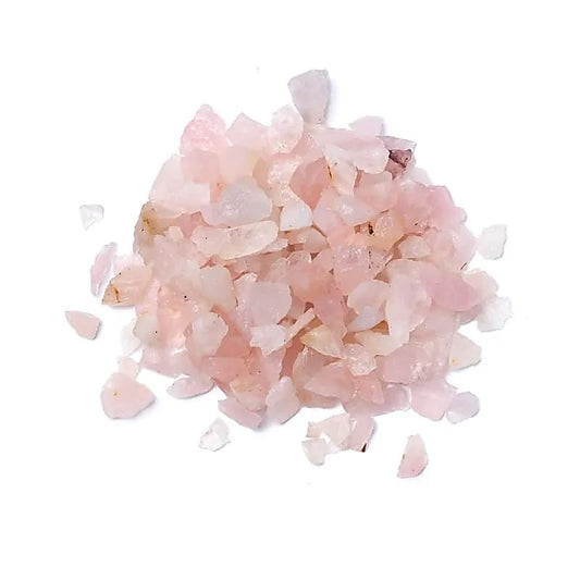 Rose quartz chips
