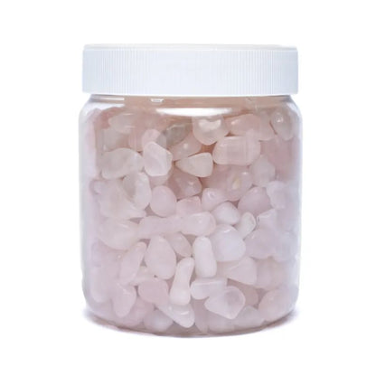 Rose quartz tumbled stones A/B quality wholesale thumb