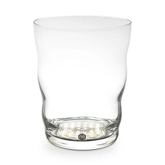 Drinking glass Jasmin with flower of life gold